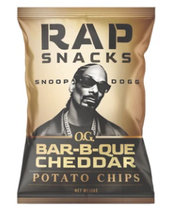 Rap Snacks Chips Snoop Dog-BBQ Chedar 10 Count