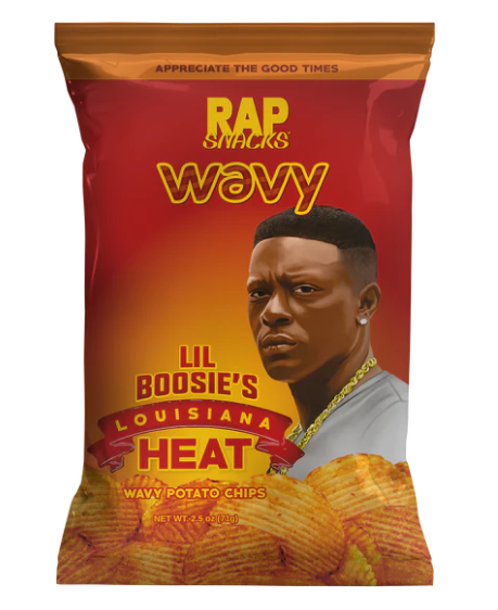 Rap Snacks Chips Boosie Loui-Wavy Heat 10 Count