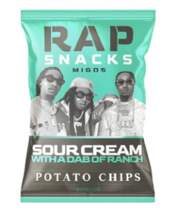Rap Snacks Chips Migos-Sour Cream With Ranch 10 Count