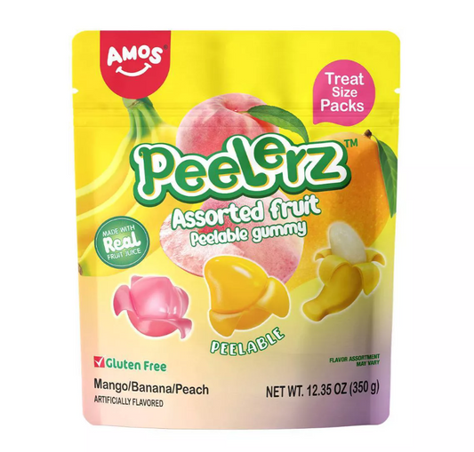 Peelerz Assorted Fruit Gummy 6 Count