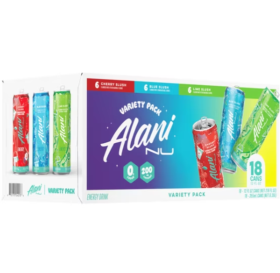 Alani Energy | Alani Nu Slush Variety Pack 18 Count