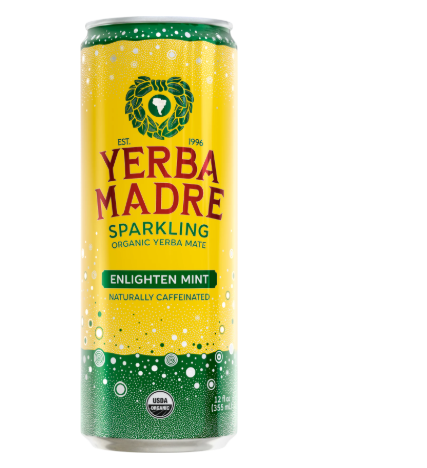 Yerba Madre / Guayaki Sparkling Enlighten Mint 12 Count