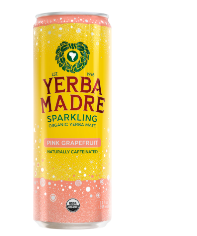 Yerba Madre / Guayaki Sparkling Pink Grapefruit 12 Count