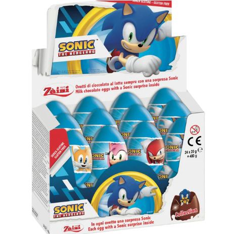 Zaini Sonic Egg & Toy 24 Count