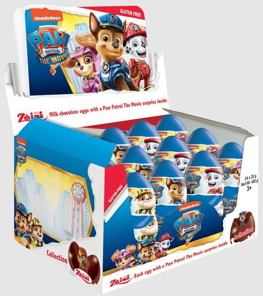 Zaini Paw Patrol Egg & Toy 24 count
