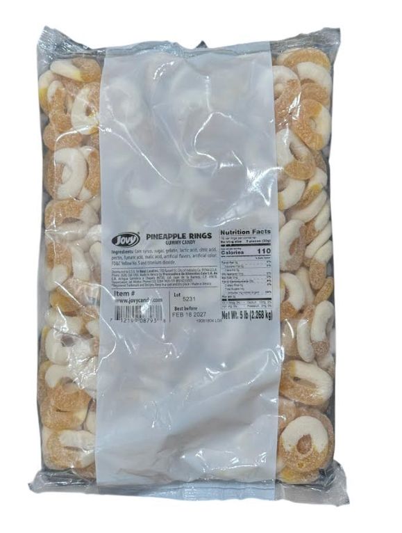 Jovy Pineapple Rings 5LB 1 Count