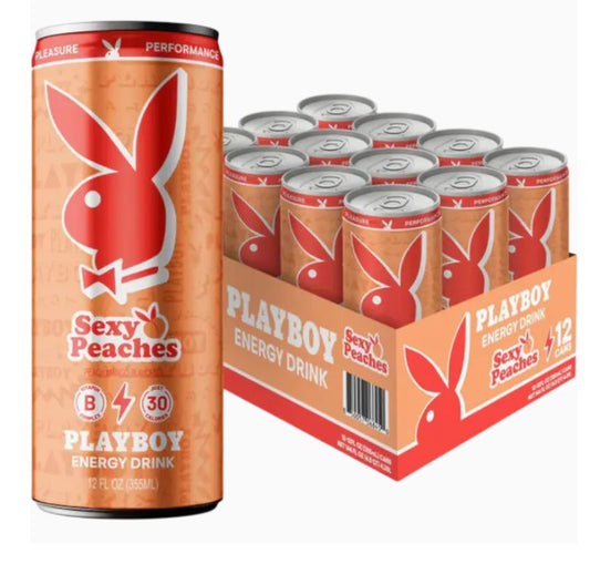 Playboy Energy Drink Sexy Peaches 12 Count