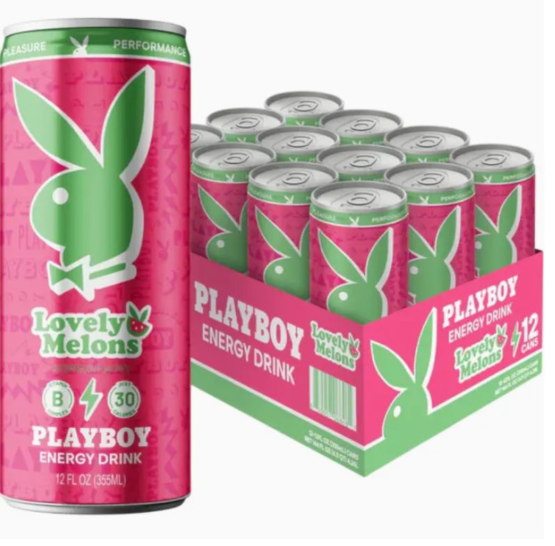 Playboy Energy Drink Lovely Melon 12 Count