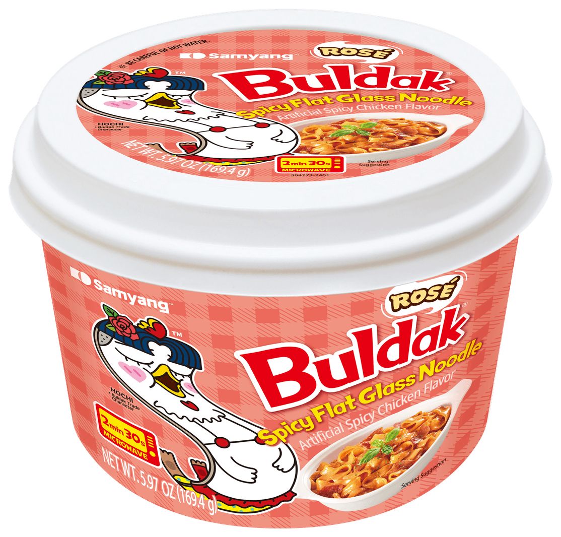 Samyang Buldak Spicy Flat Glass Noodle 12 Count