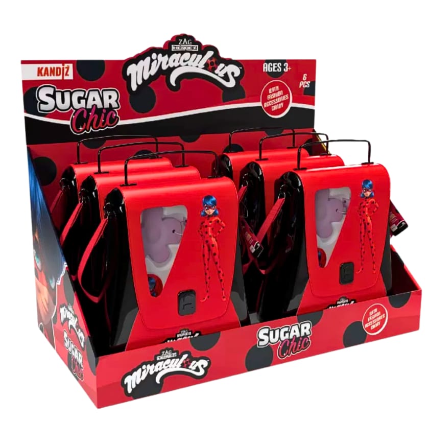 Miraculous Sugar Chic W/ Reusable Candy Box 6 Count