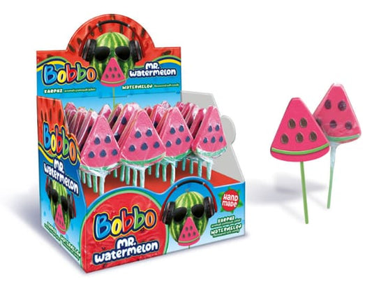 Bobbo Mr. Watermelon Lollipop 24 Count