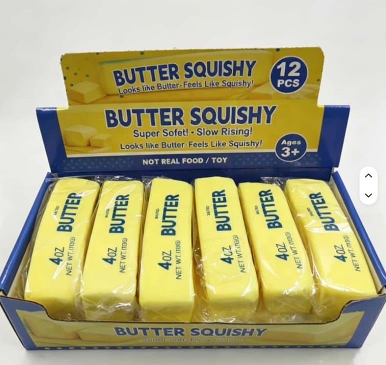 Viral Squishy Toys | 4oz Butter 12 Count