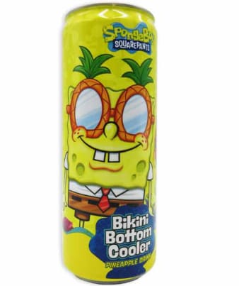 Boston America | Spongebob Bikini Bottom Cooler Pineapple 12 Count