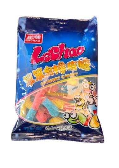LeChao Worm Shaped Gummy Candy  12 Count