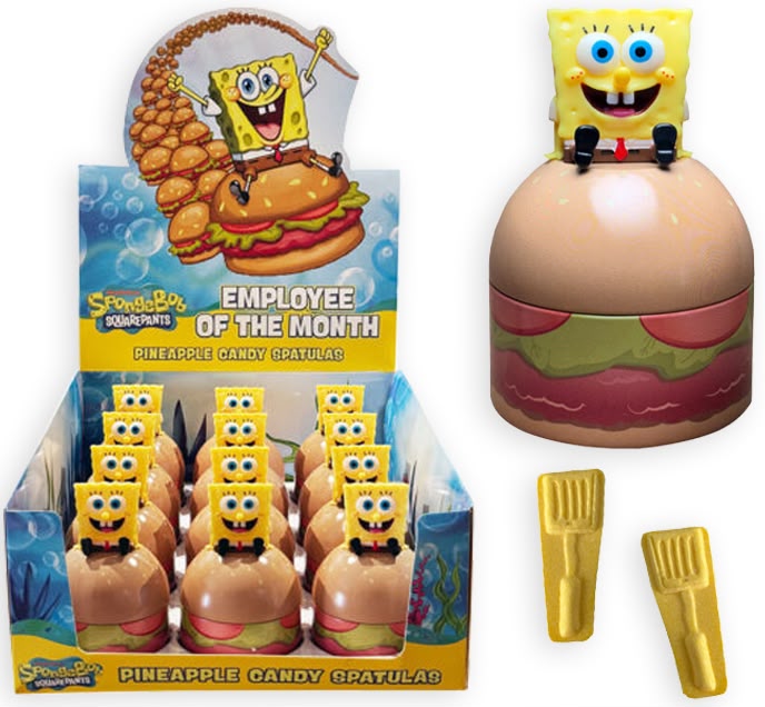 Spongebob Employee Of The Month Tin  12 Count