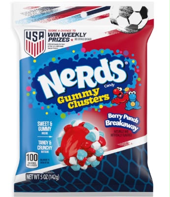 Ferrara Candy | Nerds Gummy Clusters - Berry Punch Breakaway  12 Count