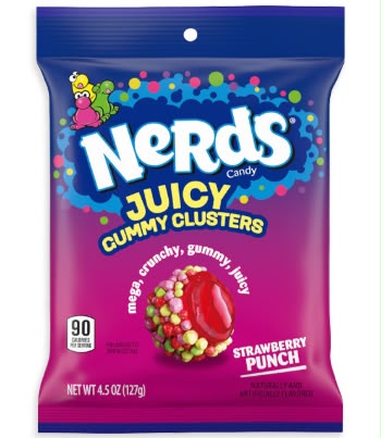 Ferrara Candy | Nerds Gummy Clusters - Strawberry Punch 12 Count