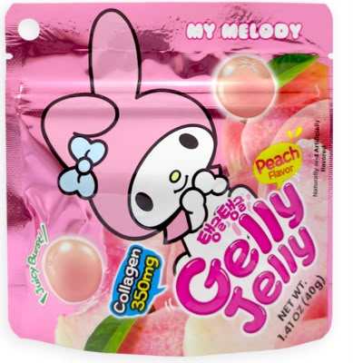 Gelly Jelly My Melody - Peach 8 Count