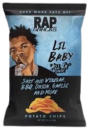 Rap Snacks Lil Baby-BBQ & Garlic 10 Count