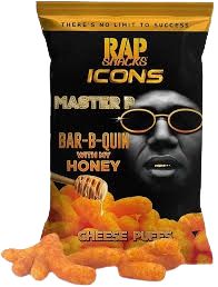 Rap Snacks Master P-BBQ Honey/Cheese Puffs 10 Count