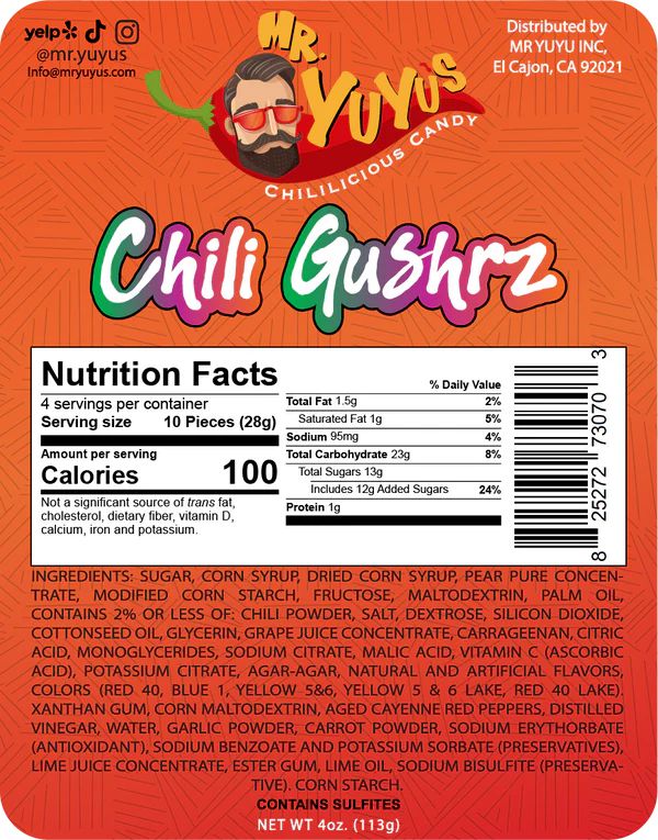 Mr. YuYu's Gusherz 12 count