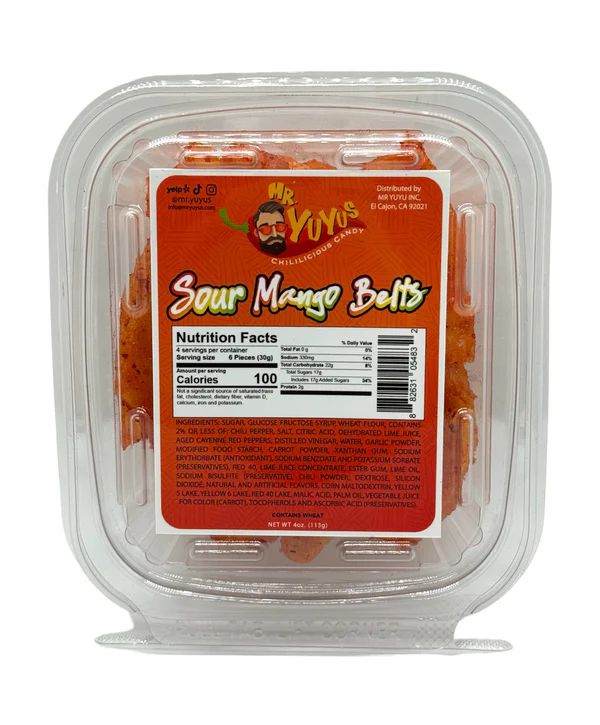 Mr. YuYu's Mango Belts 12 count