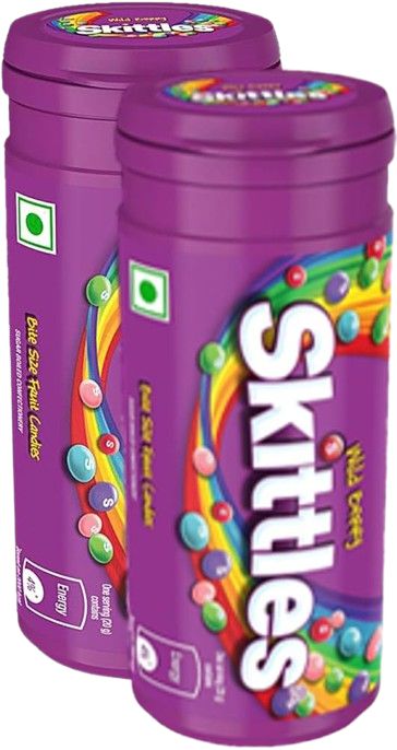 Skittles Tube Colorful Inflatable Berry (Purple) 30g 12 Count