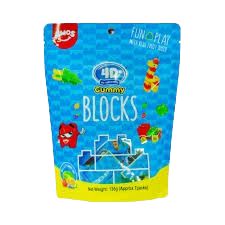 4D Fruit Gummy Blocks 12 count