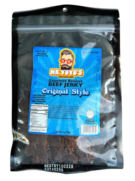 Mr. YuYu's Beef Brisket Original Style Jerky 6 count