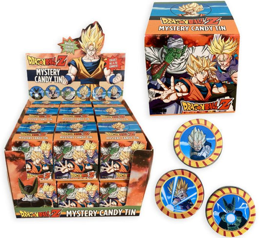 Dragon Ball Z Mystery Candy Tin 18 Count