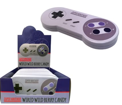 Nintendo Controller Tin W/ Wild Berry Candy 12 Count